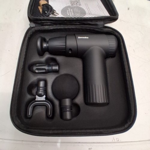 HOMEDICS MINI MASSAGE GUN - 5 V - BLACK (MODEL: PGM-45-CA) image 2