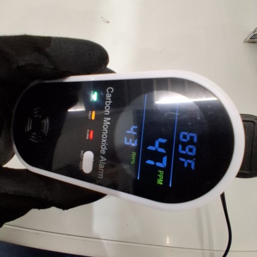 4 IN 1 CARBON MONOXIDE ALARM - BLACK AND WHITE (MODEL: KH-106) image 2