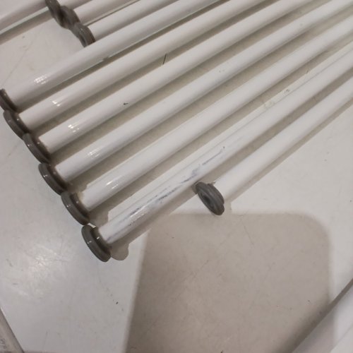 MAINSTAYS FOLDING DRYING RACK, FOLDS FOR EASY STORAGE - 29.5" x 14.6" x 41.34" H - WHITE image 3