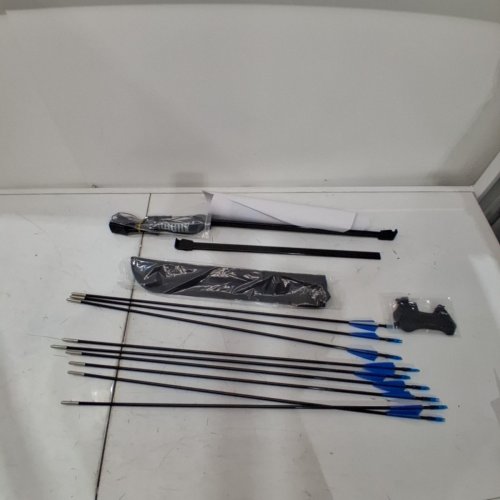 PROCENER 45" RECURVE BOW AND ARROW SET WITH 9 ARROWS - BLACK image 2