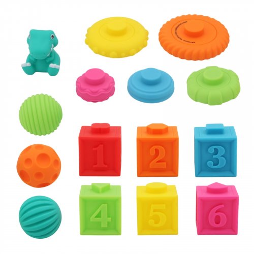 15PC SPARK CREATE IMAGINE SENSORY STACK AND LEARN SET - MULTICOLOR (MODEL: 75294) image 3