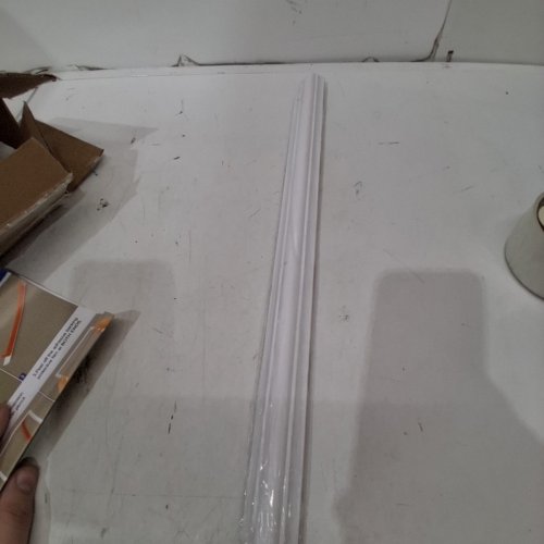 2PK NEATIEASE PEEL AND STICK WALL MOULDING TRIM KIT - 20" X 20" - WHITE image 3