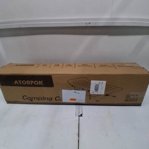 ATORPOK FOLDING PORTABLE CAMPING COT - 450LB CAPACITY - BLUE - (MODEL: DXR-CC7008-2BT) image 4