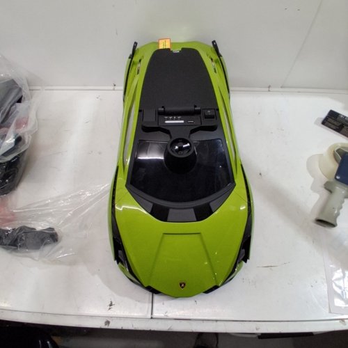 VOLTZ TOYS LCENSED LAMBORGHINI SIAN FKP 37 RIDE-ON SLIDING CAR - 1.5-5 YEAR - GREEN (MODEL: QLS-996T) image 6
