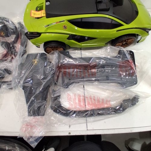 VOLTZ TOYS LCENSED LAMBORGHINI SIAN FKP 37 RIDE-ON SLIDING CAR - 1.5-5 YEAR - GREEN (MODEL: QLS-996T) image 8