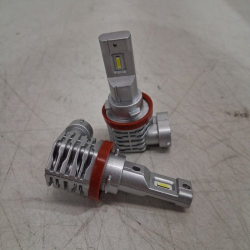 2PK LED FOG LIGHT REPLACEMENT BULBS - H8/H11/H16 - 1600LM - 6500K - SILVER image 4