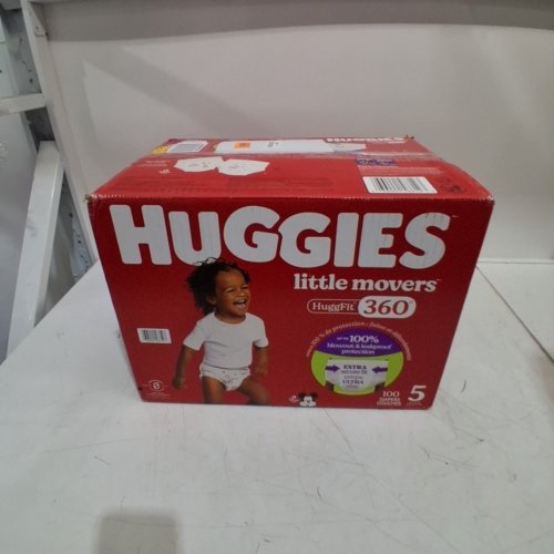 100PK HUGGIES LITTLE MOVERS DIAPERS - SIZE 5 - MICKEY MOUSE - (MODEL: 5661200) image 3