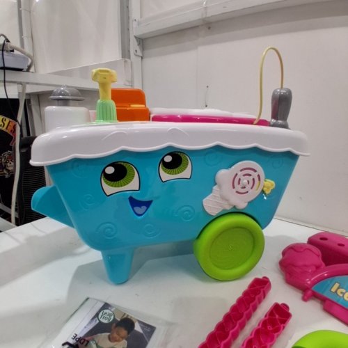 LEAPFROG SCOOP & LEARN INTERACTIVE ICE CREAM CART TOY - 24 MONTHS+ (MODEL: 6007) image 3