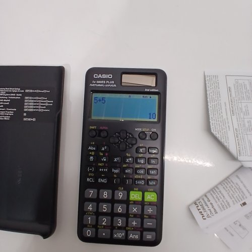 CASIO SCIENTIFIC CALCULATOR - 2ND EDITION - BLACK (MODEL: FX-300ES PLUS) image 2