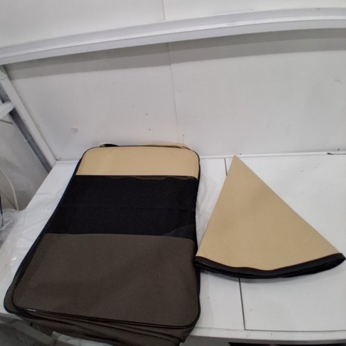 AIVITUVIN PORTABLE DOG PLAYPEN - BROWN image 2