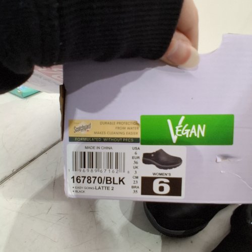 WOMAN'S SKETCHERS EASY GOING SHOES - 6- BLACK image 2
