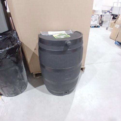 PLASTIC RAIN BARREL - 50GAL - BLACK (MODEL: 551000301M8000) image 2