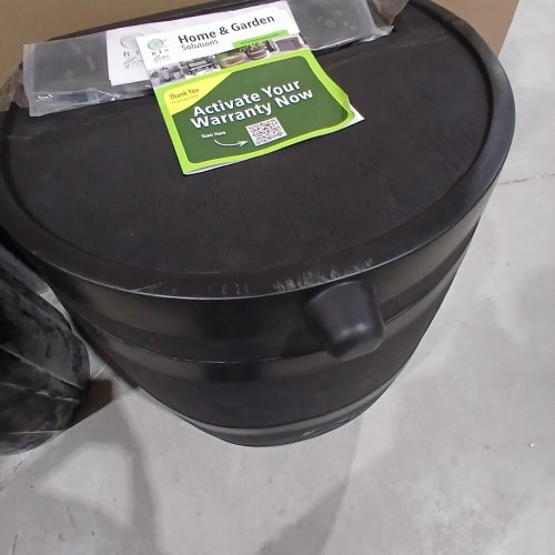 PLASTIC RAIN BARREL - 50GAL - BLACK (MODEL: 551000301M8000) image 3
