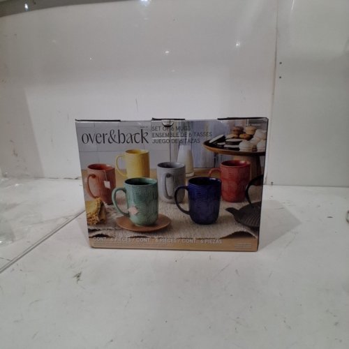 6PK OVER & BACK ARCH MUGS - 480ML - ASSORTED COLORS (MODEL: 1640268) image 2