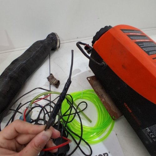 DIESEL AIR HEATER FOR RV TRAILER CAMPER VAN BOAT AND INDOORS - 10L - ORANGE/BLACK - (MODEL: XMZ-D2) image 5