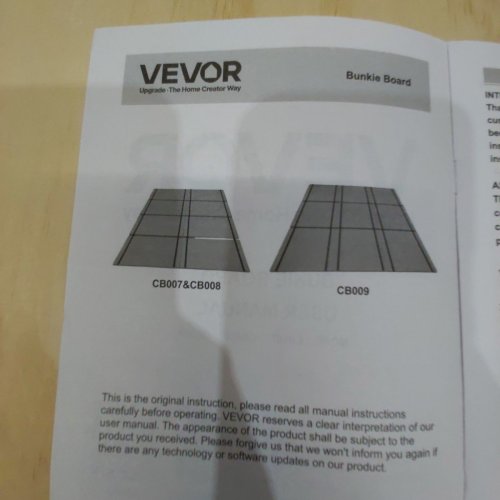 FOLDABLE CONNECTED BUNKIE BED BOARD SLATS - QUEEN - WOOD (MODEL: CB007) image 3