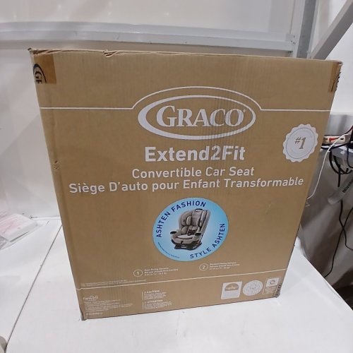 GRACO EXTEND2FIT CONVERTIBLE CAR SEAT - 4-65LB CAPACITY - ASHTEN GREY (MODEL : 2235796) image 6