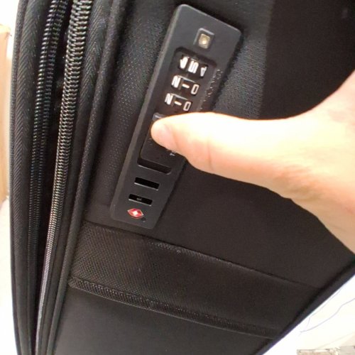 SAMSONITE URBIFY UPRIGHT CARRY-ON LUGGAGE WITH WHEELS AND TSA LOCK - 20" - BLACK (MODEL:150715) image 2