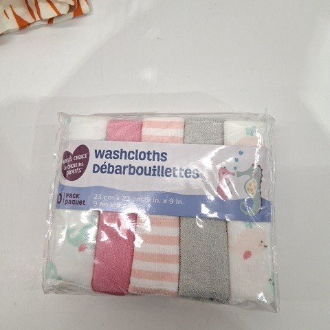 10PK PARENT'S CHOICE WASHCLOTH SET - 9" X 9 - MULTICOLOR image 2