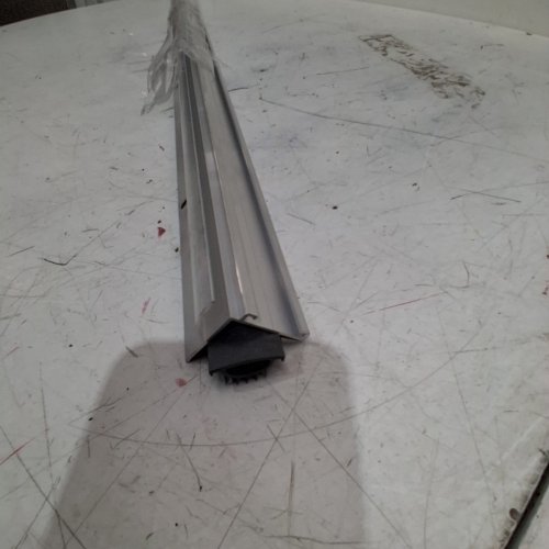 L-SHAPED SCREW-ON UNDER DOOR SEAL - 36" - SILVER/GREY image 5
