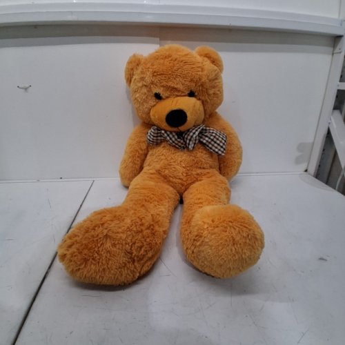 LARGE SOFT TEDDY BEAR PLUSH STUFFED ANIMAL - 35" - BROWN image 2
