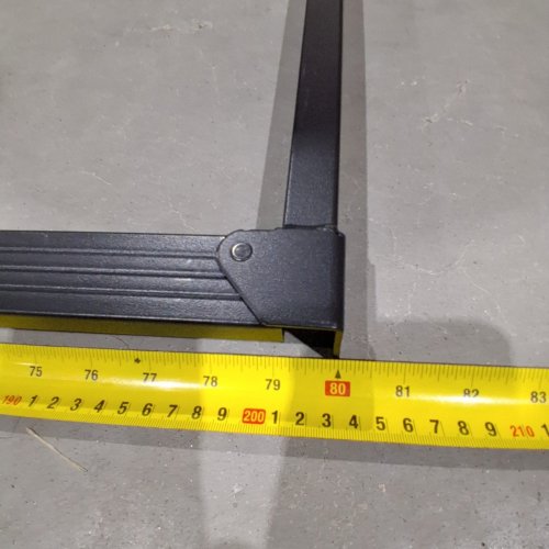 FOLDING STEEL BED FRAME KIT - KING - BLACK (MODEL: 3505-12) image 2