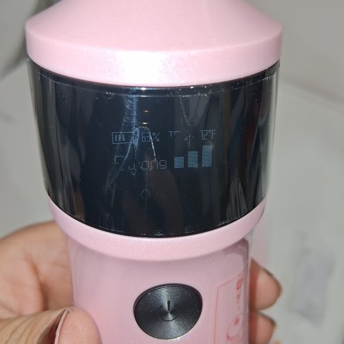 MYSMILE SELF CLEANING CORDLESS WATER FLOSSERS FOR TEETH - 355ML - PINK - (MODEL:LP221) image 2