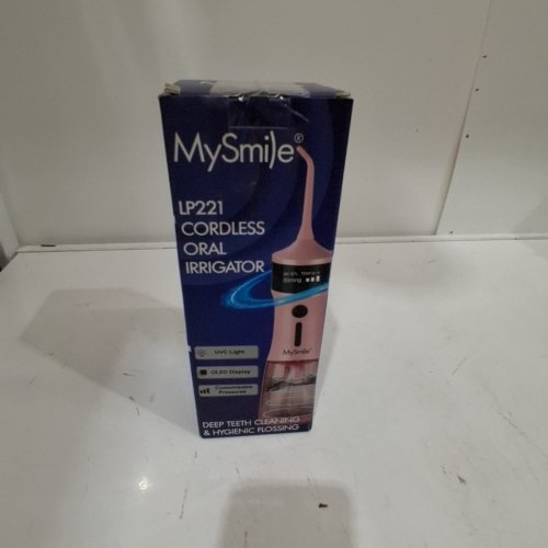 MYSMILE SELF CLEANING CORDLESS WATER FLOSSERS FOR TEETH - 355ML - PINK - (MODEL:LP221) image 4