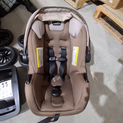 EVENFLO PIVOT MODULAR TRAVEL SYSTEM WITH LITEMAX INFANT CAR SEAT COMBO - DESERT TAN (MODEL: TS100412477C) image 4