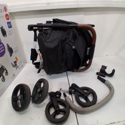 BABIES SUMMER BY INGENUITY 3DQUICKCLOSE CS+ COMPACT FOLD STROLLER- 50LBS CAP - GREY/BLACK (MODEL:31900) image 2
