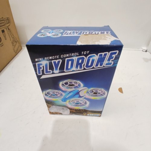 SUMEAUT RC DRONE FOR KIDS & BEGINNERS MINI QUADCOPTER WITH LED LIGHTS - WHITE/BLUE image 2