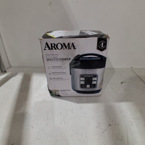 AROMA RICE & GRAIN 8 CUP MULTICOOKER - 120 V- STAINLESS STEEL / BLACK (MODEL: ARC-914SBD) image 8