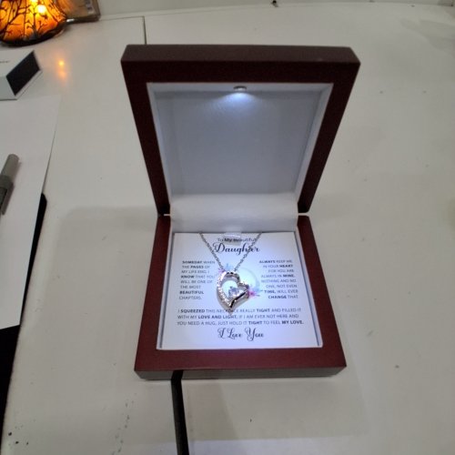 HEART PENDANT NECKLACE - SILVER-TONE image 2