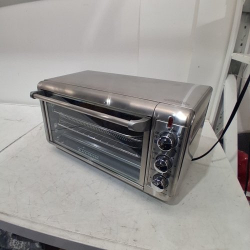 BLACK+DECKER CRISP ‘N BAKE AIR FRY TOASTER OVEN, EXTRA WIDE 8 SLICE, 5 FUNCTIONS - SILVER - (MODEL:TO3265XSSC) image 4