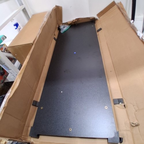 PAMRAY REVERSIBLE L SHAPED GAMING DESK WITH STORAGE BAG - 47" -BLACK image 4