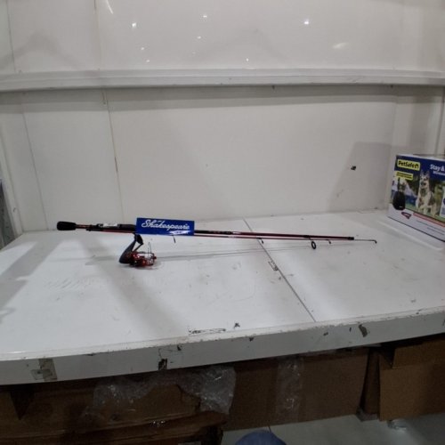 SHAKESPEARE NAVIGATOR SPIN CAST ROD AND REEL COMBO - 6FT - RED/BLACK - (MODEL: ‎NAVI6030SPCBO) image 3