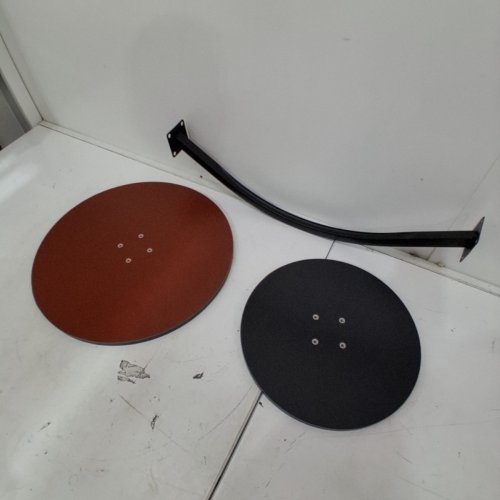 HBLUEFAT C-SHAPED ROUND-TOP SOFA ARMSIDE END TABLE - 15.75" - BLACK image 4