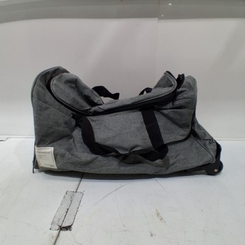 ROLLING DUFFLE BAG WITH WHEELS - 22" - GREY (MODEL: K23-GREY) image 3