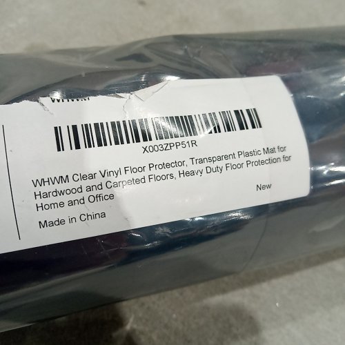 WHWM FLOOR PROTECTOR MAT - 46.5" X 73.5" - CLEAR image 2
