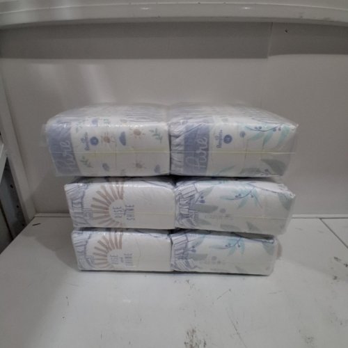 150PK PAMPERS PURE 100% LEAKPROOF PLANT-BASED SKIN PROTECTION DIAPERS - SIZE 4 image 2