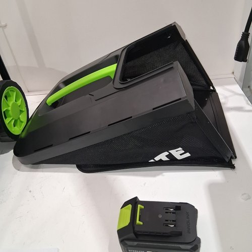 STEELITE CORDLESS ELECTRIC LAWN MOWER - 5-POSITION HEIGHT ADJUSTMENT WITH 8 GALLON GRASS BAG - CHARGER INCLUDED - 13'' - 21V - ( MODEL: ‎DG500 ) image 5