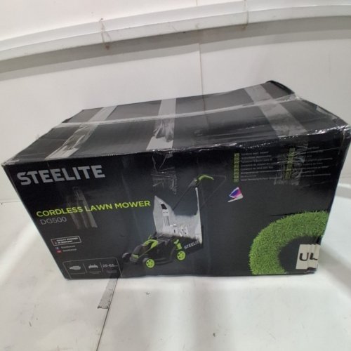 STEELITE CORDLESS ELECTRIC LAWN MOWER - 5-POSITION HEIGHT ADJUSTMENT WITH 8 GALLON GRASS BAG - CHARGER INCLUDED - 13'' - 21V - ( MODEL: ‎DG500 ) image 10