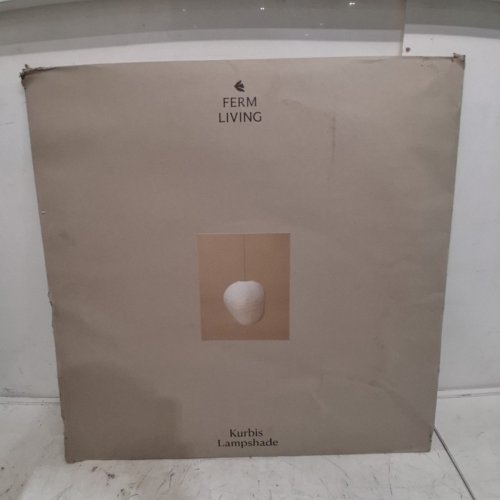 FERM LIVING KURBIS RICE PAPER LAMPSHADE - 24" X 22" - NATURAL - (MODEL: 1104268211) image 2