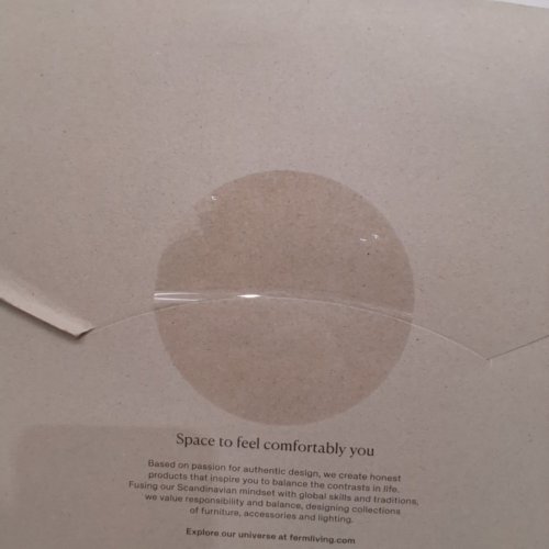 FERM LIVING KURBIS RICE PAPER LAMPSHADE - 24" X 22" - NATURAL - (MODEL: 1104268211) image 3