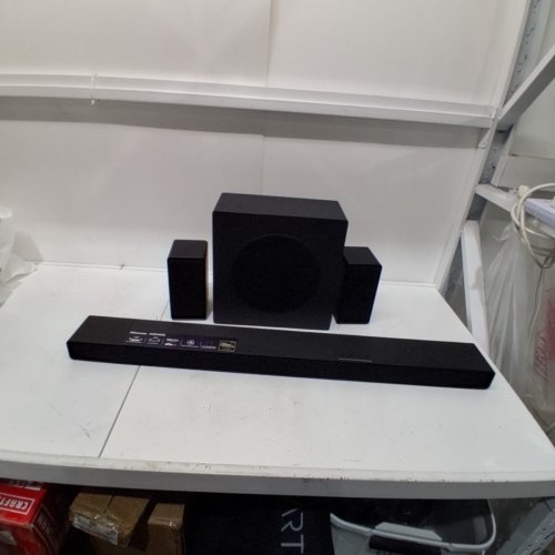 3PC HISENSE 5.1.4CHANNEL WIRELESS REAR SPEAKERS AND SUBWOOFER - BLACK (MODEL: AX5140Q) image 3