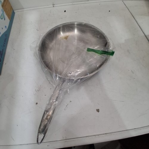MEYER STAINLESS STEEL INDUCTION COOKTOP COMPATIBLE FRYING PAN - 12" - SILVER image 2