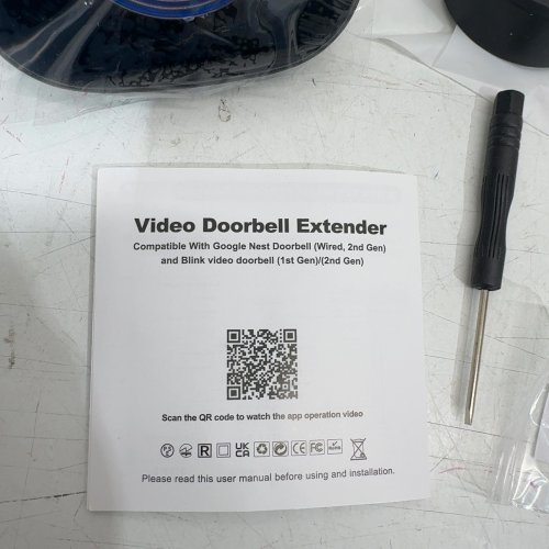 DOORBELL EXTENDER FOR BLINK, 656FT RANGE - BLACK image 3