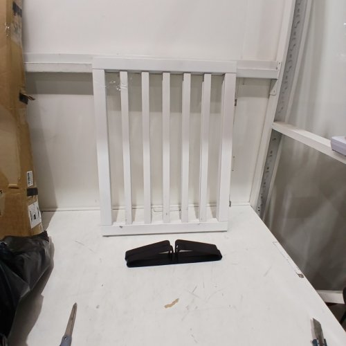FREESTANDING 2PANEL SAFETY GATE FOR PETS - 36" X 24" - WHITE image 2