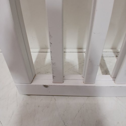 FREESTANDING 2PANEL SAFETY GATE FOR PETS - 36" X 24" - WHITE image 3