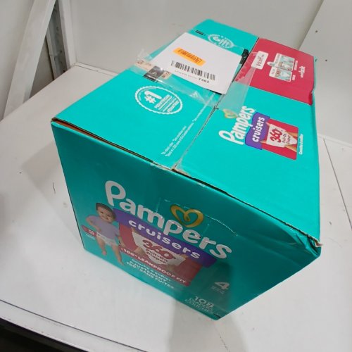 108PK PAMPERS CRUISERS 360 DEGREES 100% LEAKPROOF FIT DIAPERS - SIZE 4 (23LB - 37LB) image 3